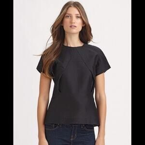 Acne Top Sweet Kick Black  Open Back, Trendy, Sexy, SS12, Sz 36 US Sz S/M, 4/6